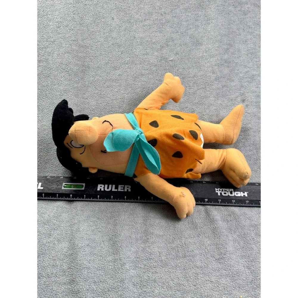 The Flintstones Fred Flintstone Plush Soft Toy Orange Tunic Tie Hanna-Barbera